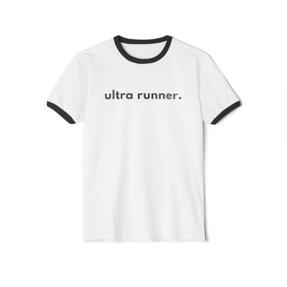 Ultra Runner. Vintage Grunge, Premium Cotton Tee