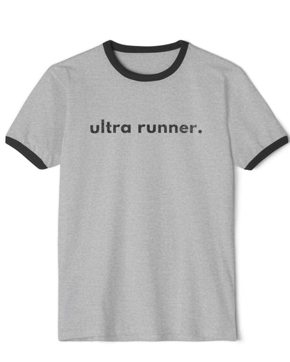 Ultra Runner. Vintage Grunge, Premium Cotton Tee