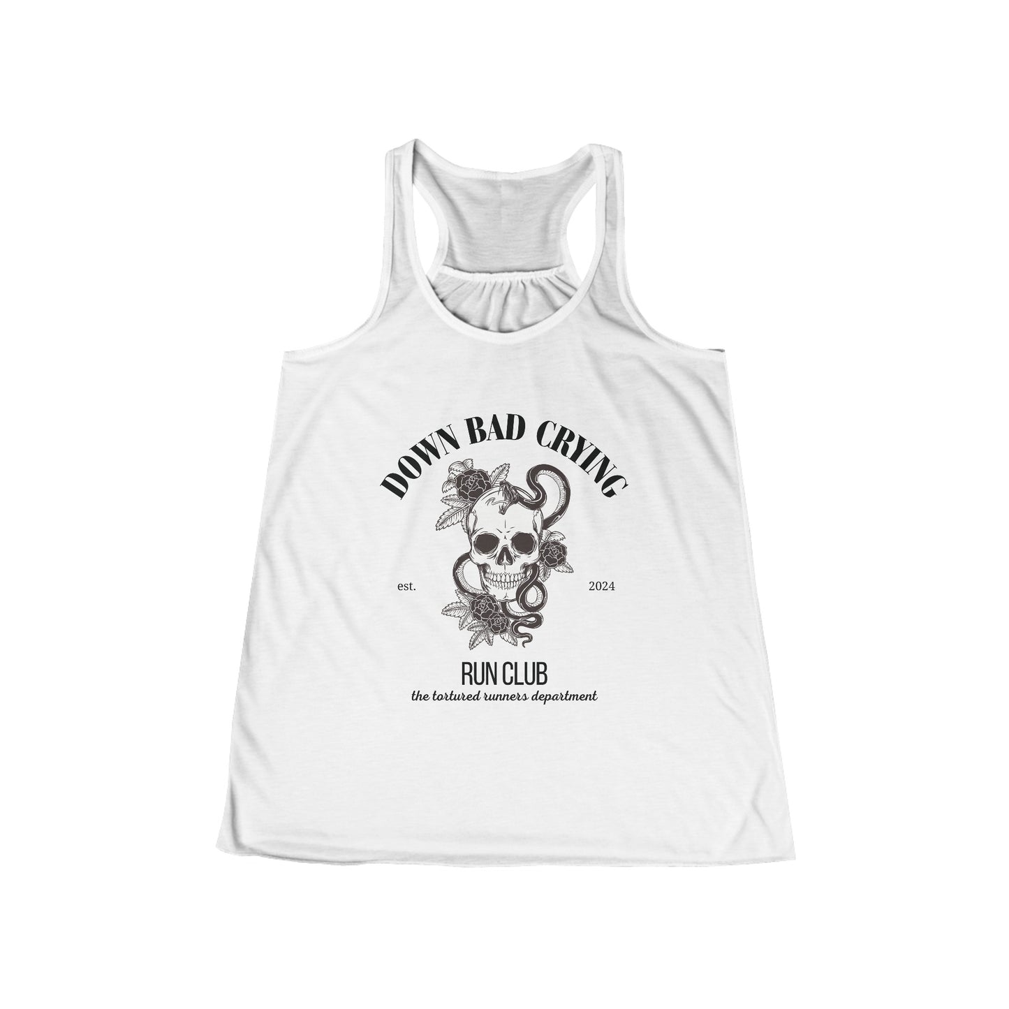 Down Bad Run Club Flowy Tank