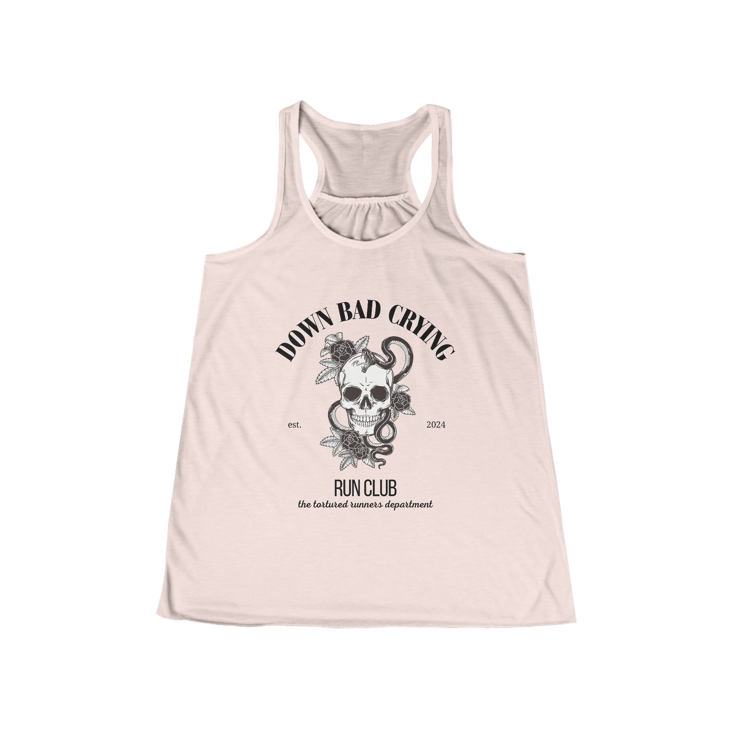 Down Bad Run Club Flowy Tank