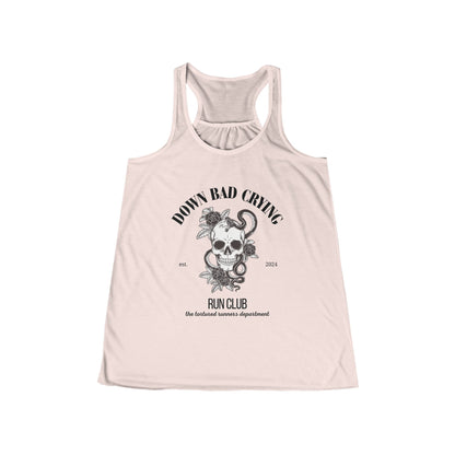 Down Bad Run Club Flowy Tank