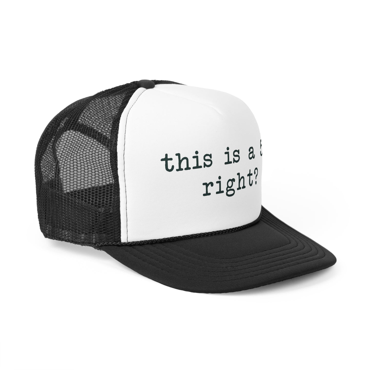 Funny 5K Runner Trucker Cap - This Is A 5K, Right?