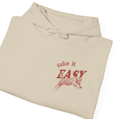 Take It Easy Tiger Hoodie