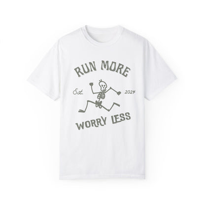 Running Man-Run More Worry Less Tee