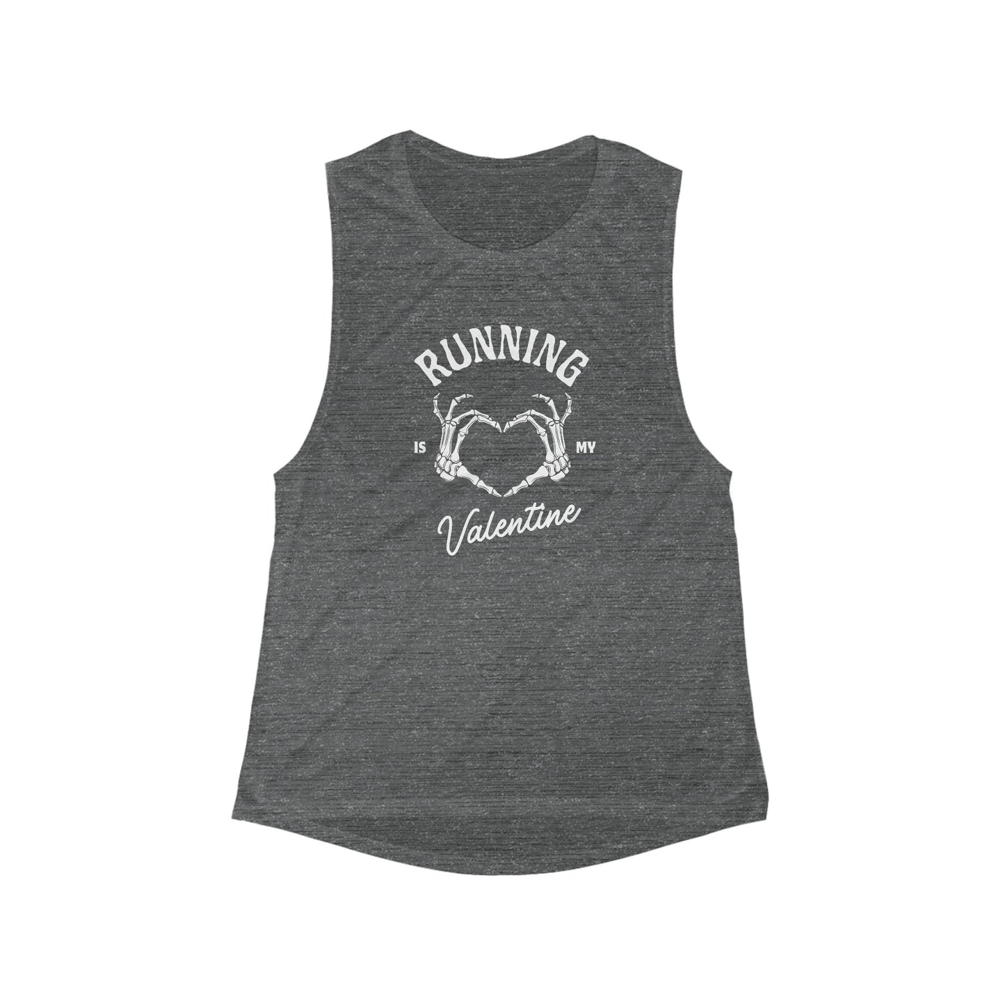 Running Is My Valentine Muscle Tee