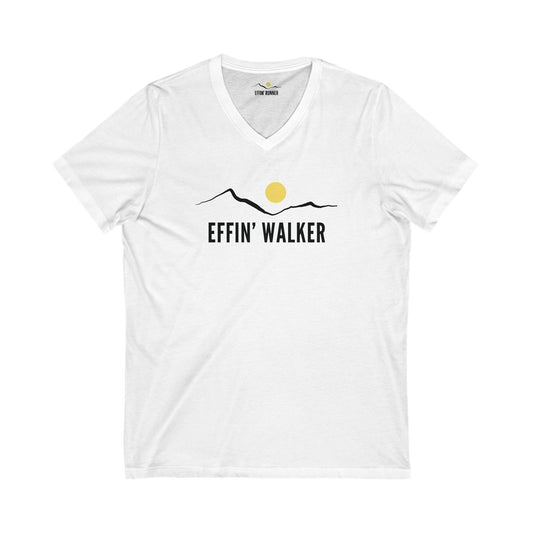 Effin' Walker V-Neck Unisex Tee