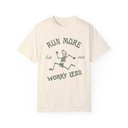 Running Man-Run More Worry Less Tee
