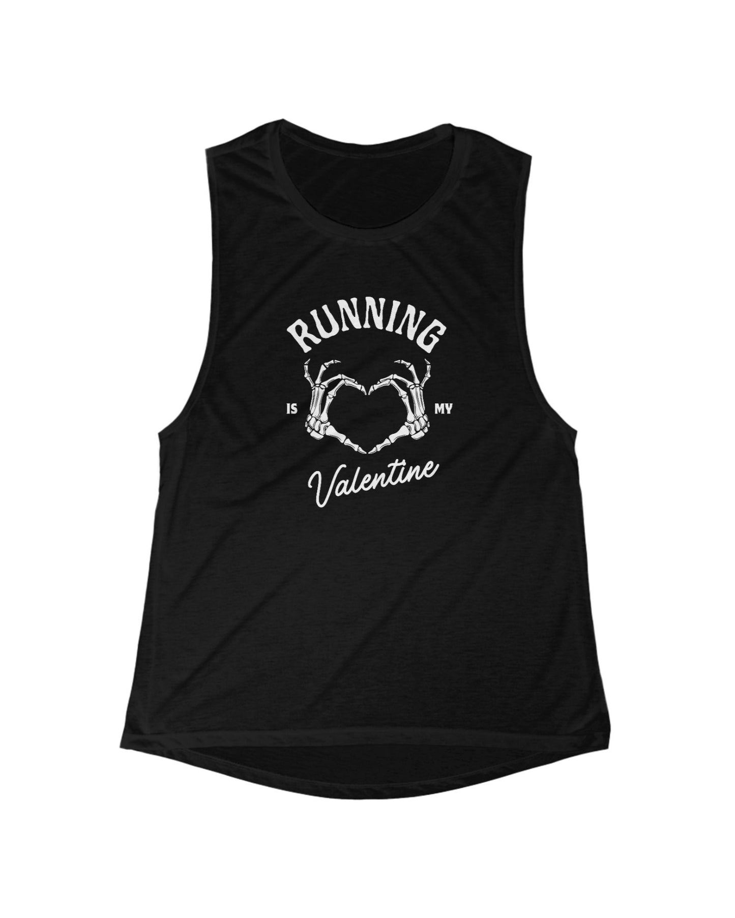 Running Is My Valentine Muscle Tee
