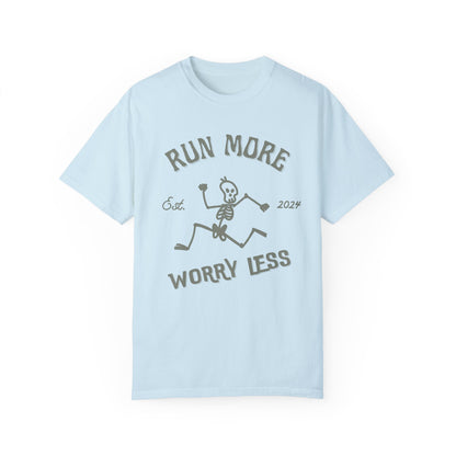 Running Man-Run More Worry Less Tee