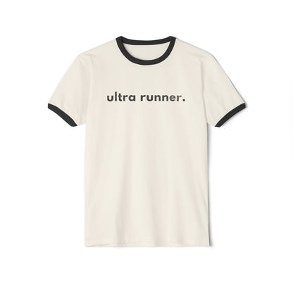 Ultra Runner. Vintage Grunge, Premium Cotton Tee