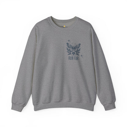 Simple Run Far Butterfly Sweatshirt