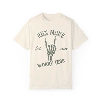 Run More Worry Less Premium Tee