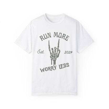 Run More Worry Less Premium Tee