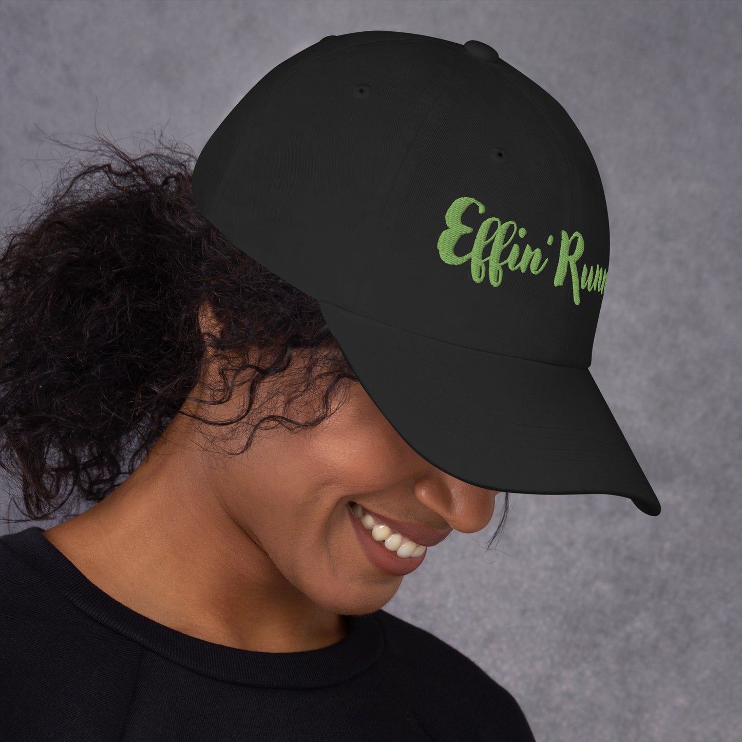 Softer Effin' Runner -Low Profile 100% Cotton Unstructured Hat