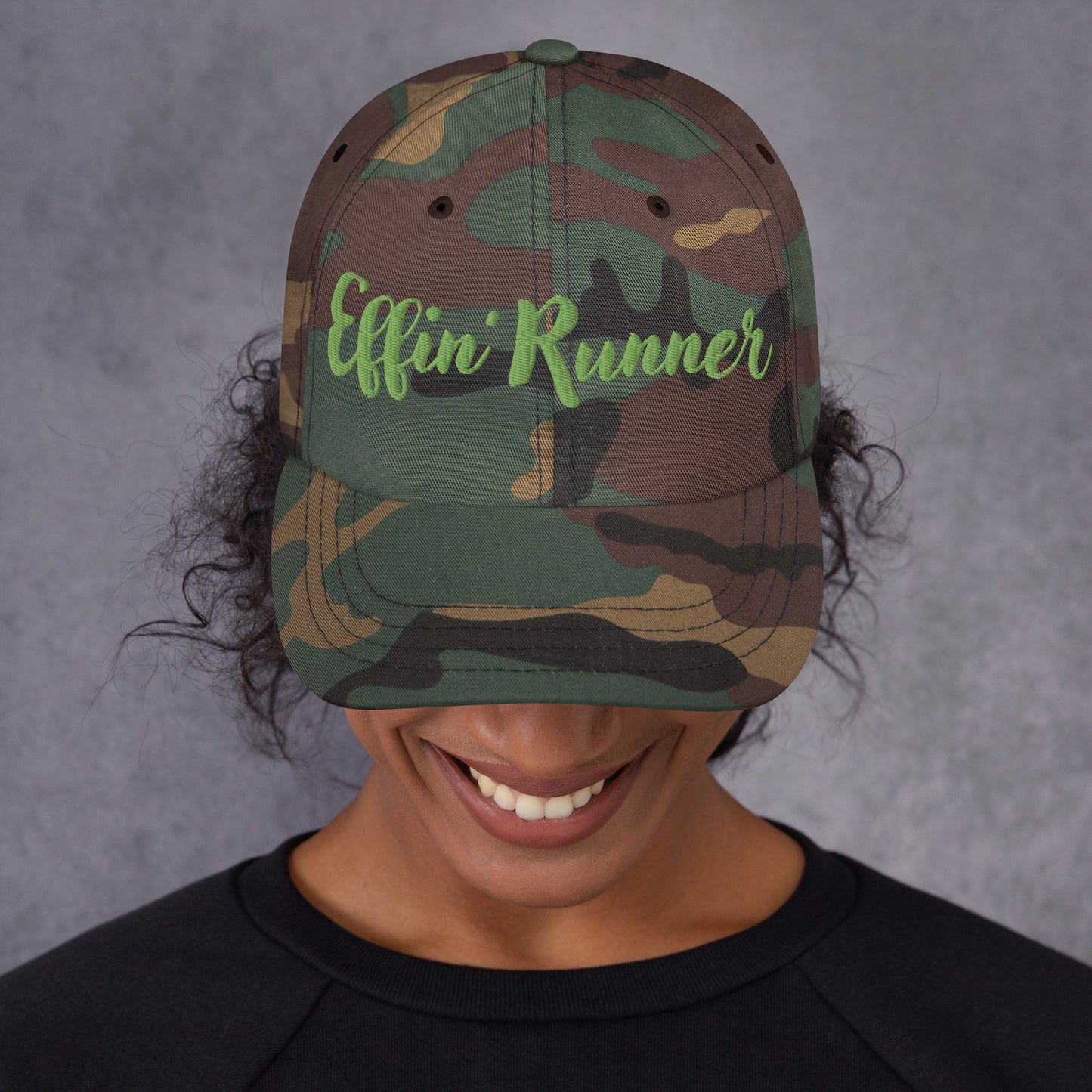 Softer Effin' Runner -Low Profile 100% Cotton Unstructured Hat