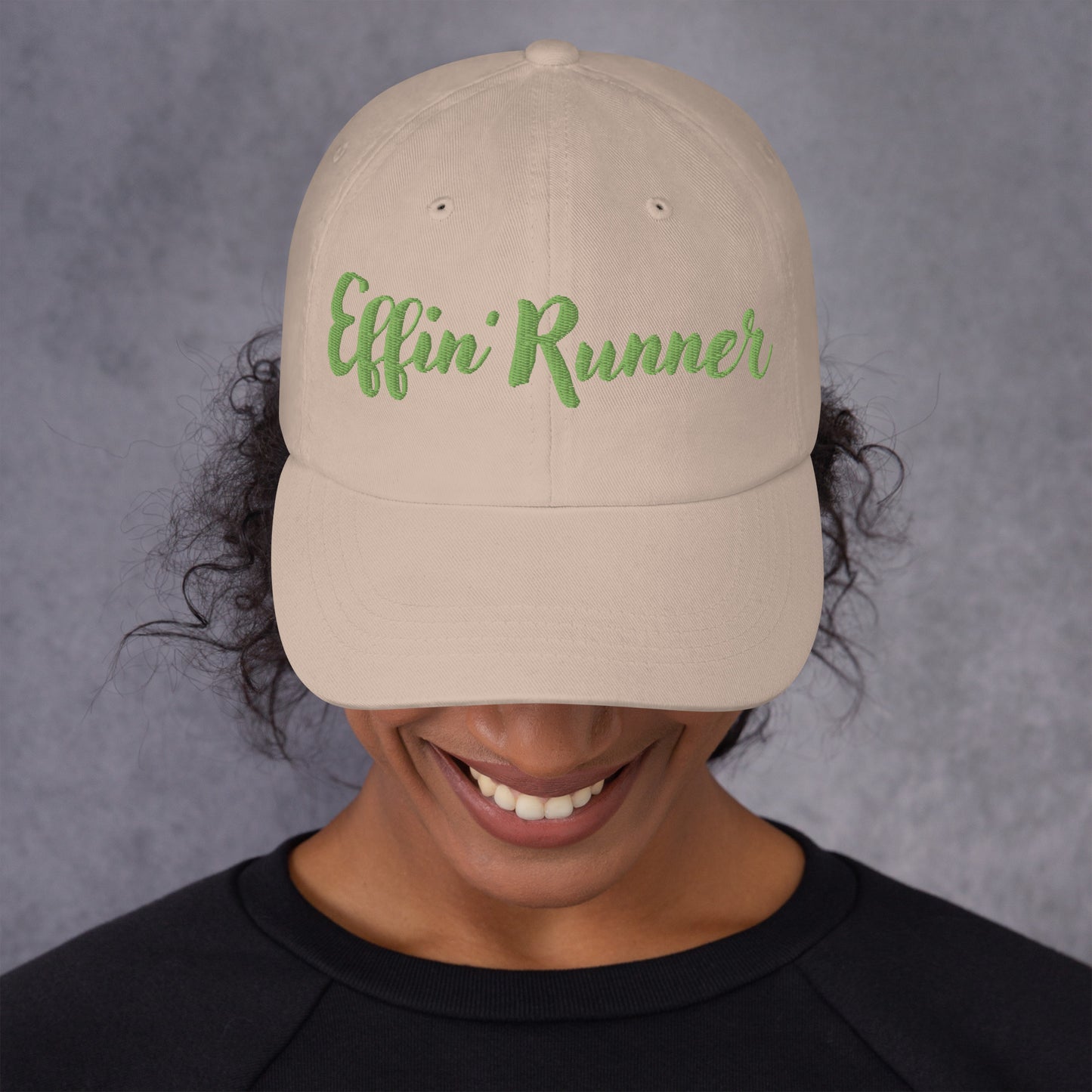 Softer Effin' Runner -Low Profile 100% Cotton Unstructured Hat