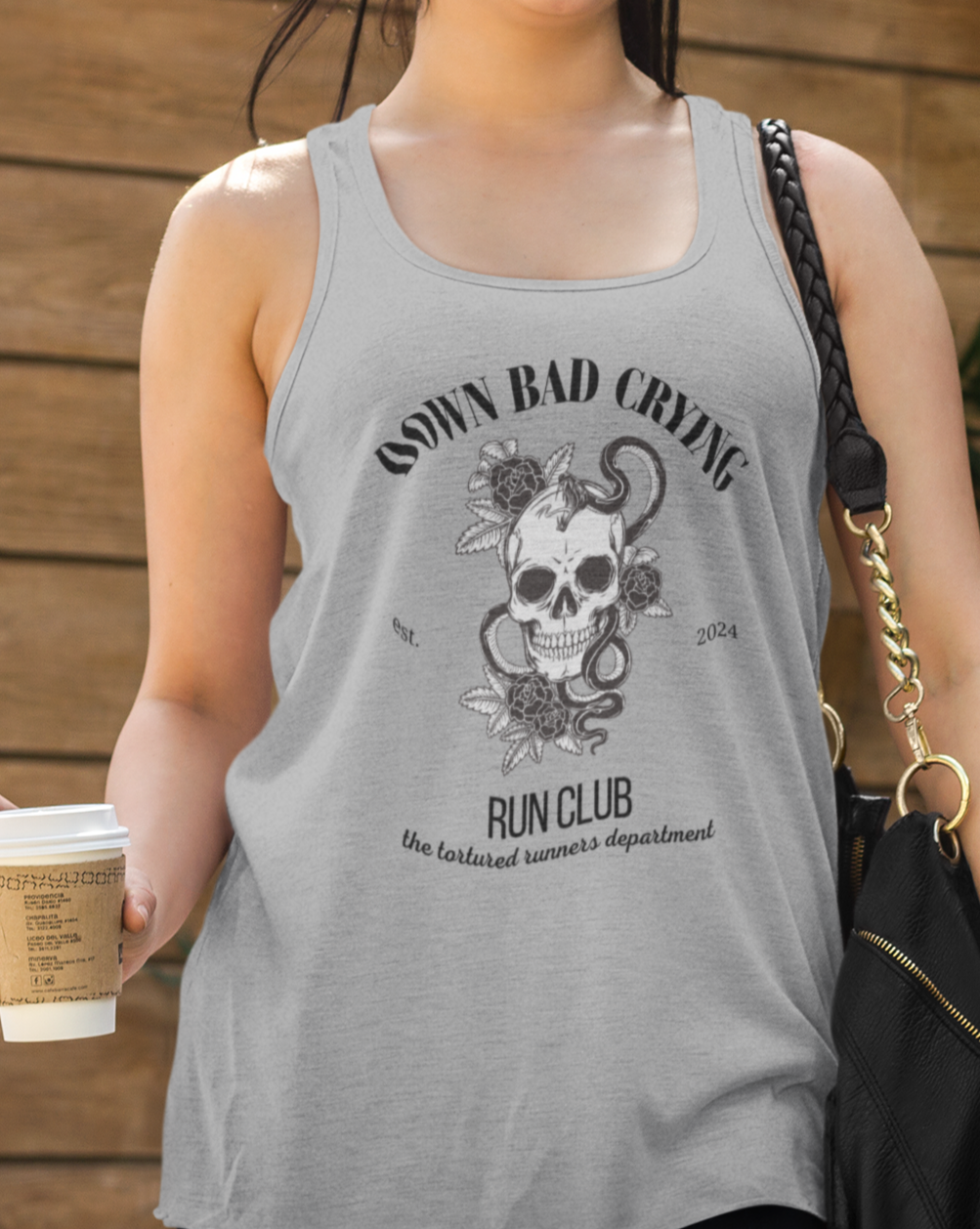 Down Bad Run Club Flowy Tank